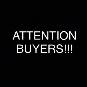 a note to my buyers